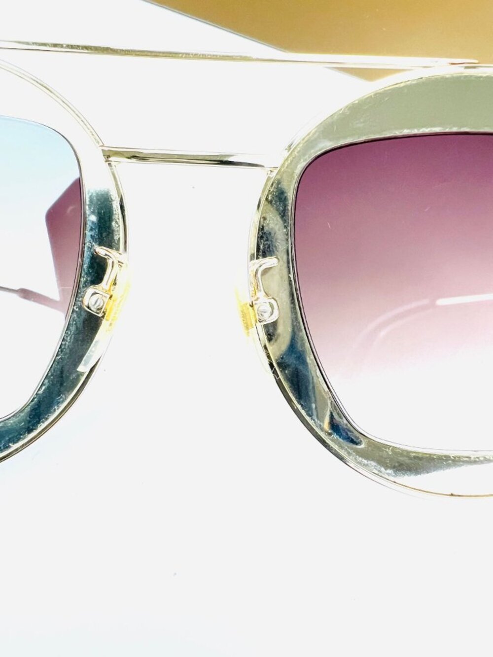 Gucci Round Frame Sylvie Web Sunglasses GG0105S - Picture 12 of 16